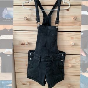 black overalls